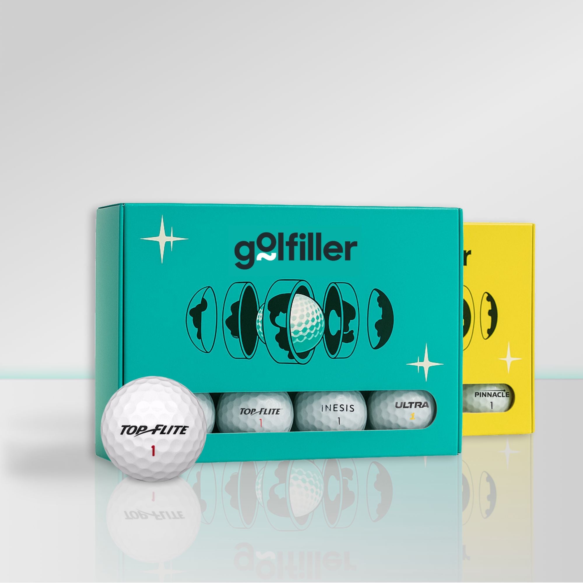 Golfball-Set - Marken- & Modellmix - ANFÄNGER