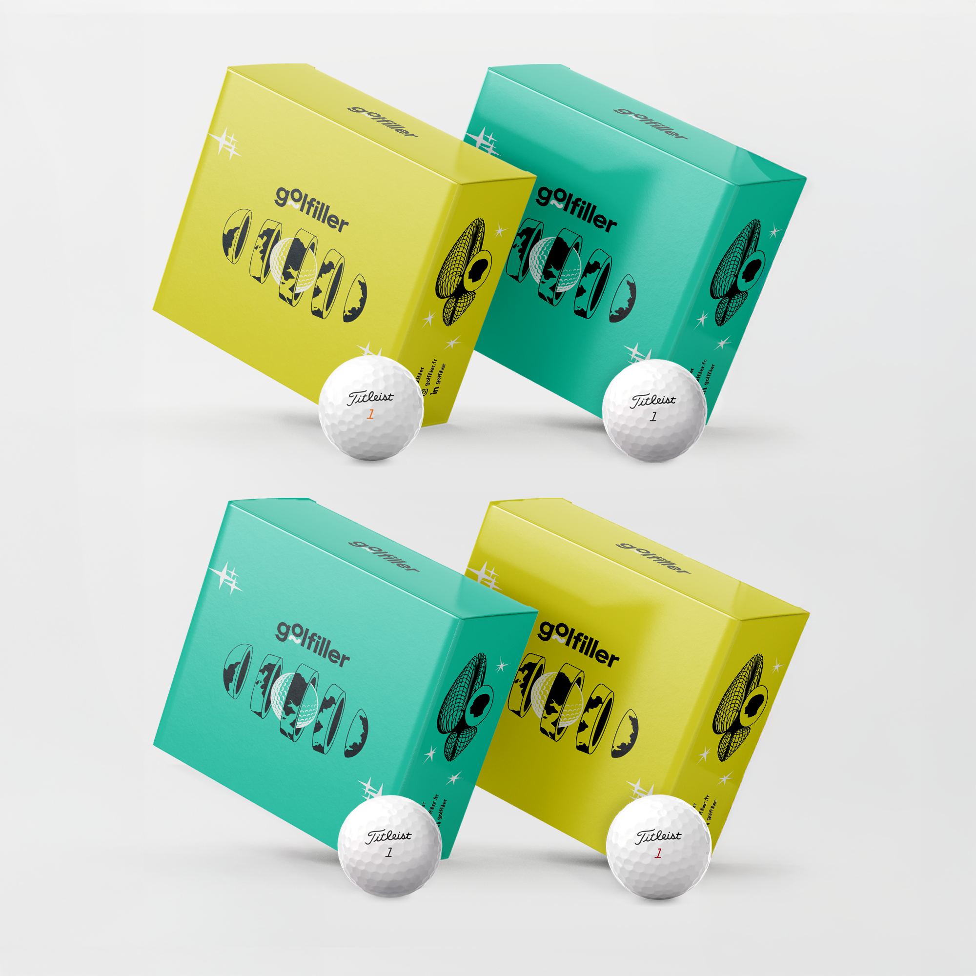 PAQUETE TITLEIST - 24 Pro v1 4A, 24 Pro v1x 4A, 12 Pro 2A, 96 Titleist 2A